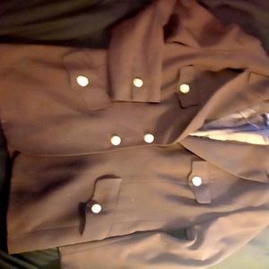 Vintage brown wool Louis Féraud blazer